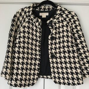 Michael Kors cape like Houndstooth jacket M suit separate Mad Men